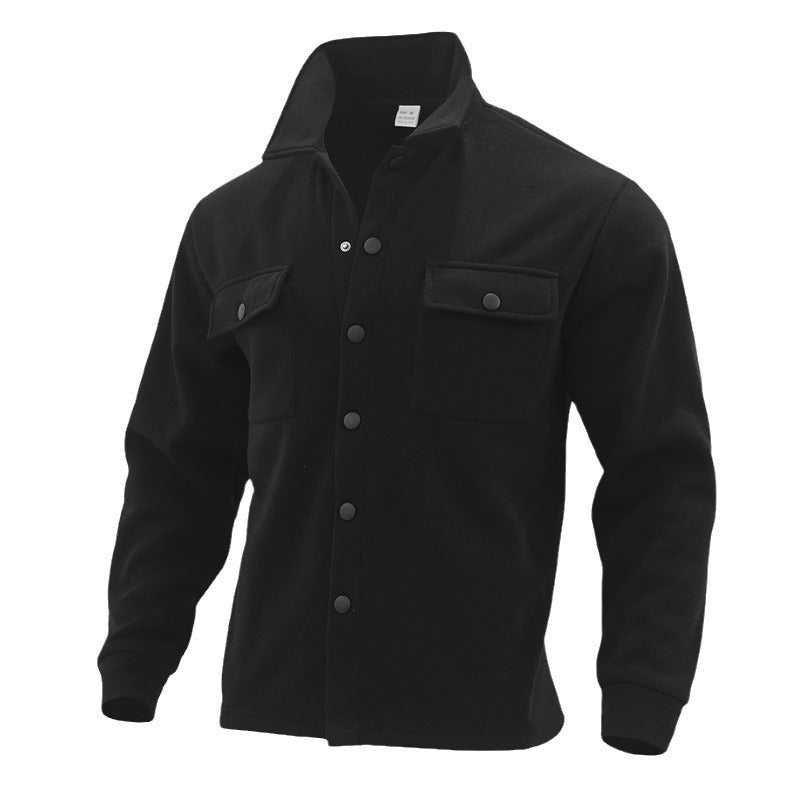 Herren Overshirt-Jacke im Shacket-Stil mit aufgesetzten Brusttaschen Shop Nory