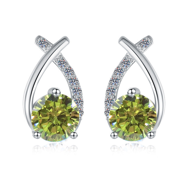 Damen Ohrringe mit funkelndem Kristall und elegantem Design Shop Nory