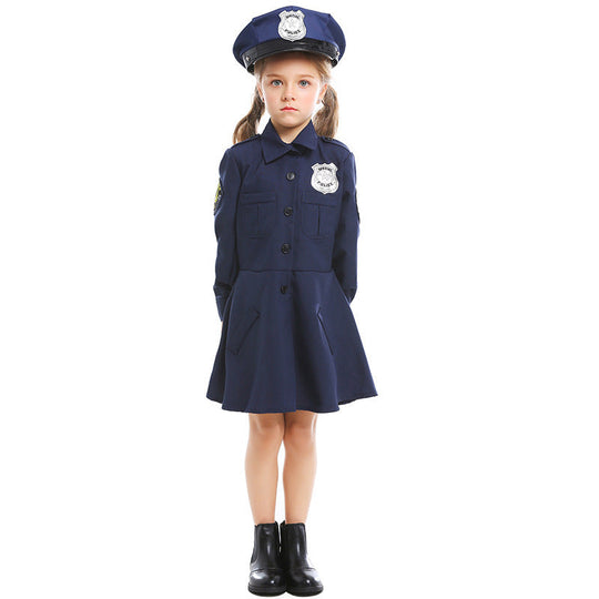 Damen Polizeikostüm mit Rock und Mütze Shop Nory