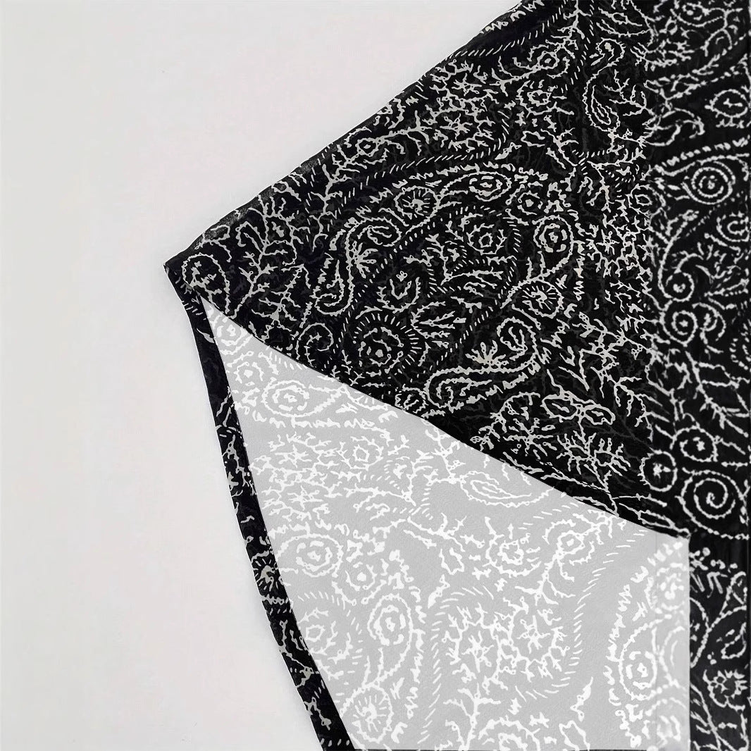 Damen Leichte Offene Kimono-Cardigan mit Paisley-Print Shop Nory