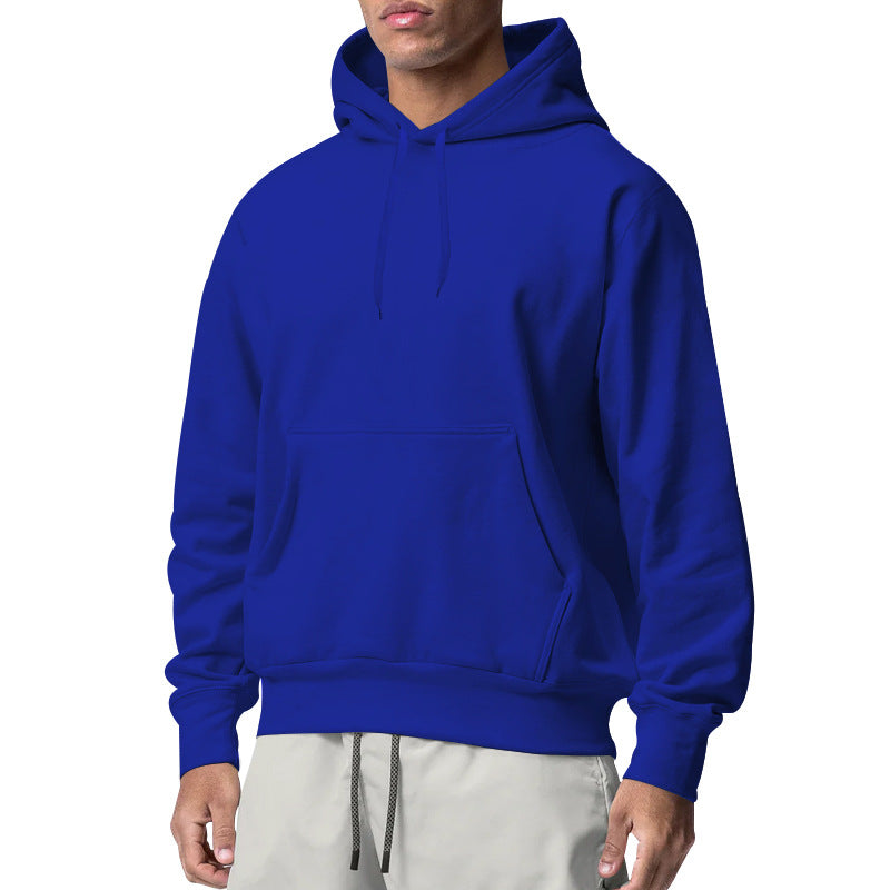 Herren Kapuzenpullover aus komfortablem Sweatstoff mit praktischer Kängurutasche