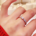 Damen eleganter Verlobungsring mit funkelndem Zirkonia Shop Nory