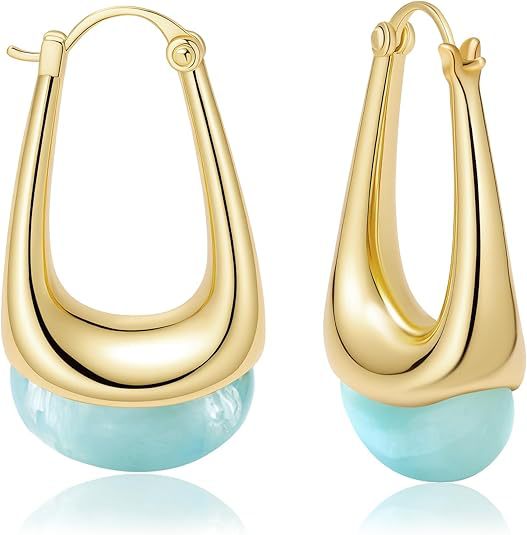 Damen Ohrhänger mit elegantem Tropfen-Design und luxuriösem Goldfinish Shop Nory