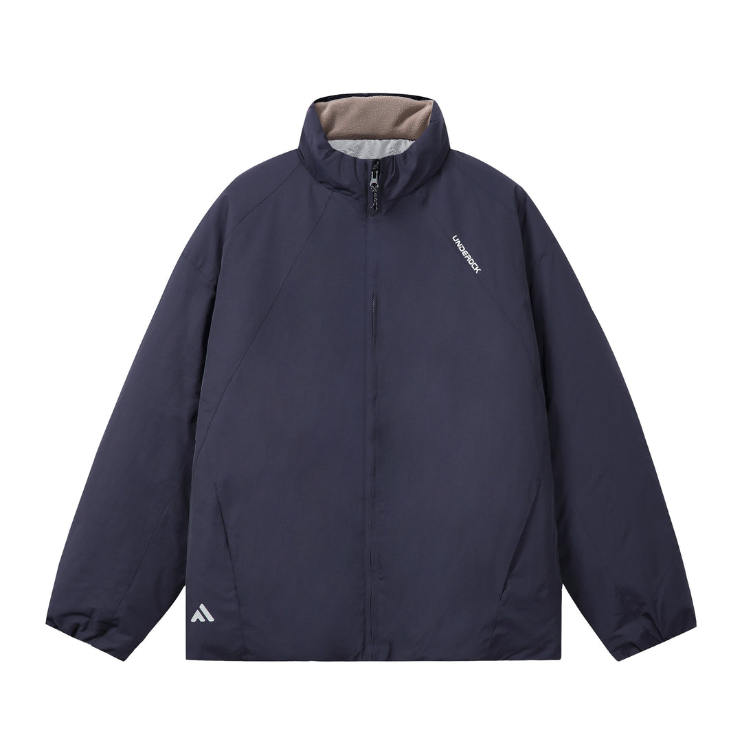 Herren Kurz geschnittener winddichter Thermo‑Blouson mit fleecegefüttertem Stehkragen und verdecktem Reißverschluss Shop Nory