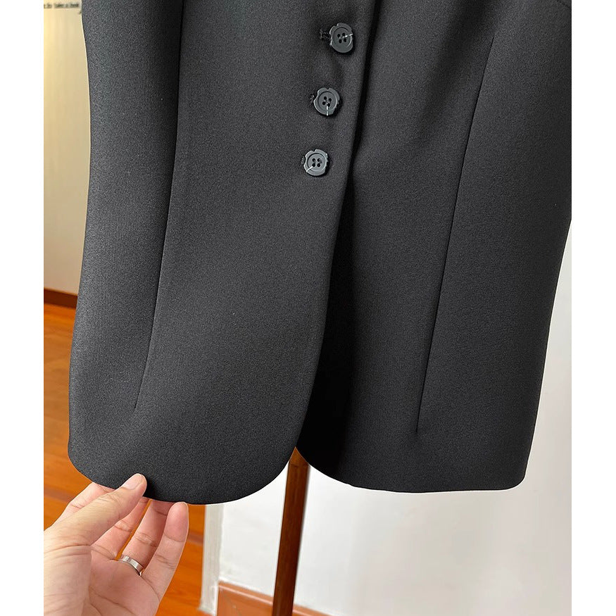 Damen Stilvolle ärmellose Blazer-Weste Shop Nory