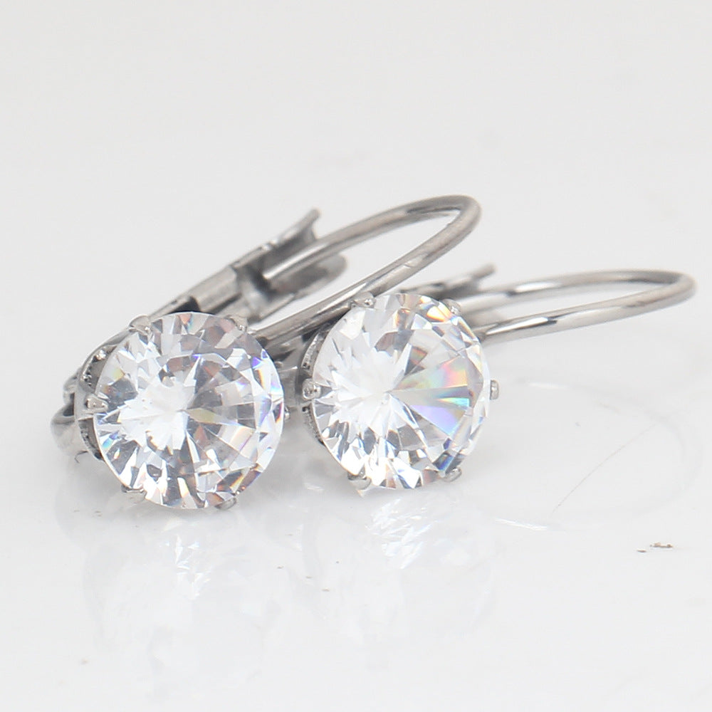 Damen Ohrhänger mit eleganten Kristall-Details Shop Nory
