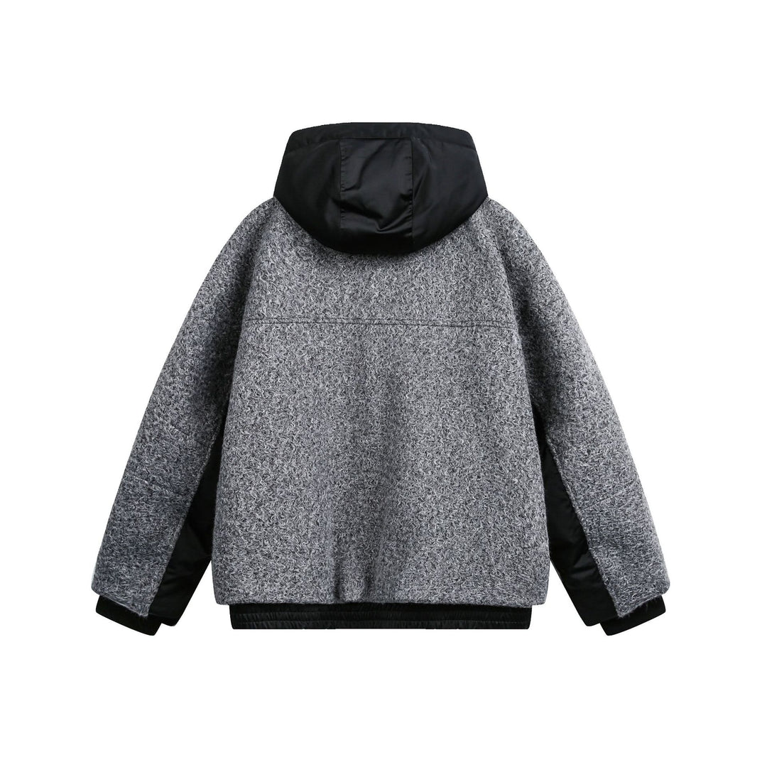 Damen Oversize Wollmix Bomberjacke mit gesteppter Kapuze Shop Nory