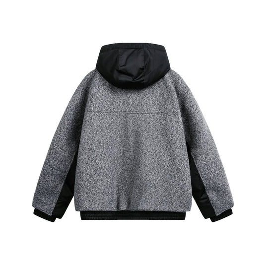 Damen Oversize Wollmix Bomberjacke mit gesteppter Kapuze Shop Nory