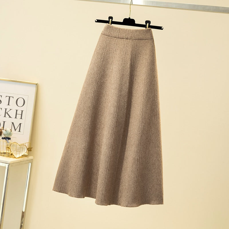 Damen Weit geschnittener, eleganter Midirock Shop Nory