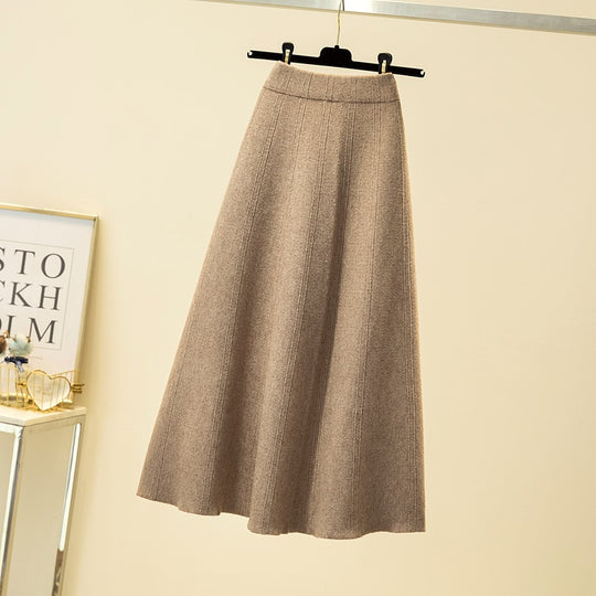 Damen Weit geschnittener, eleganter Midirock Shop Nory