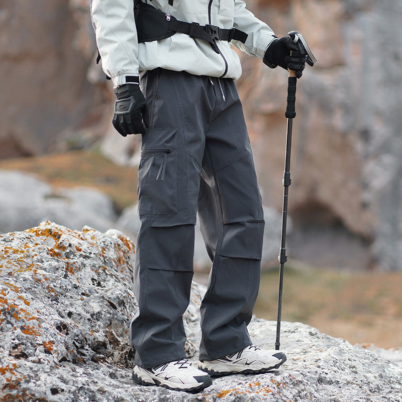 Herren Robuste wasserabweisende Trekkinghose mit Cargo-Taschen Shop Nory