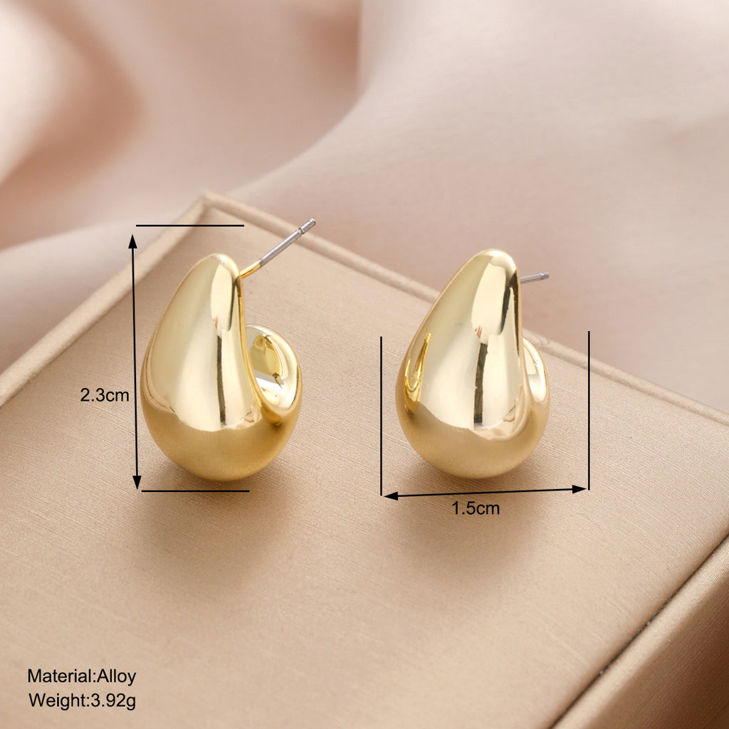Damen Ohrstecker im modernen Tropfen-Design Shop Nory