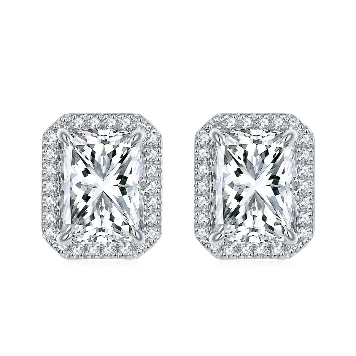Damenring mit tropfenförmigem Hauptstein und eleganter Zirkonia-Verzierung Shop Nory