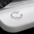 Damen zierlicher Ring mit wellenförmigem Design Shop Nory