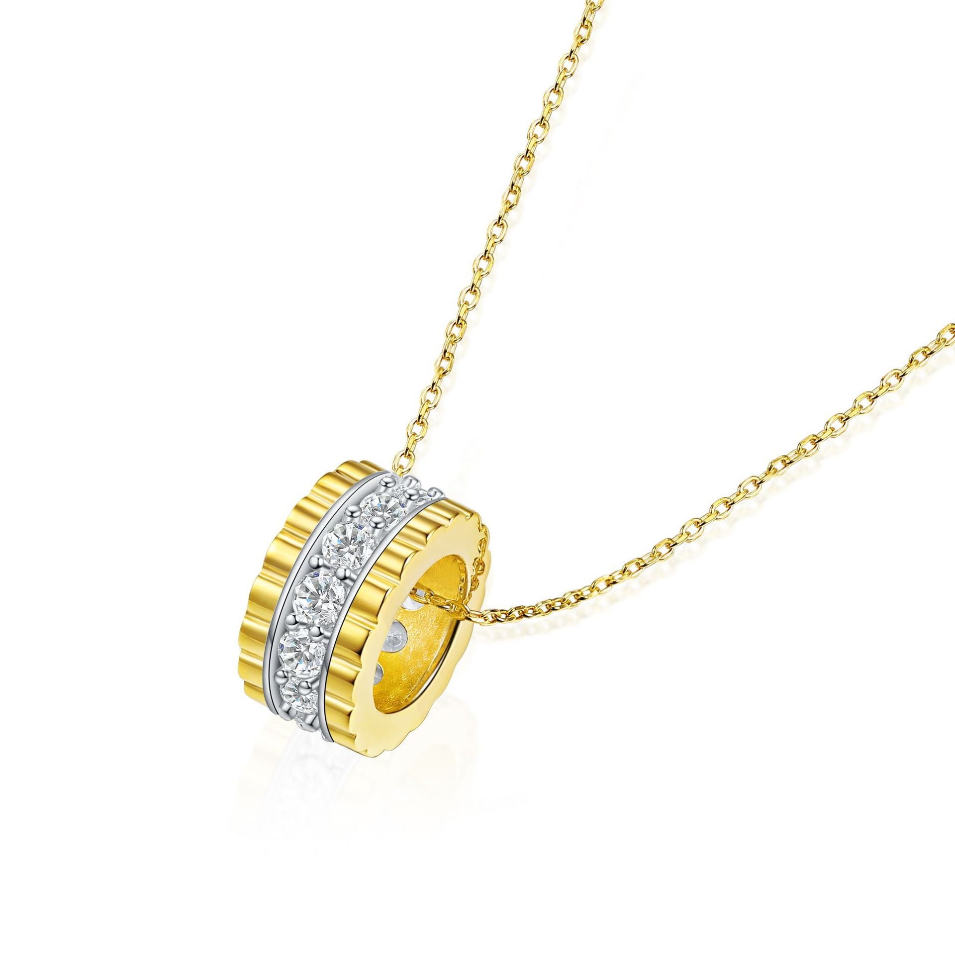 Damen Anhänger-Halskette mit funkelnden Kristall-Details und hochwertigem Design Shop Nory