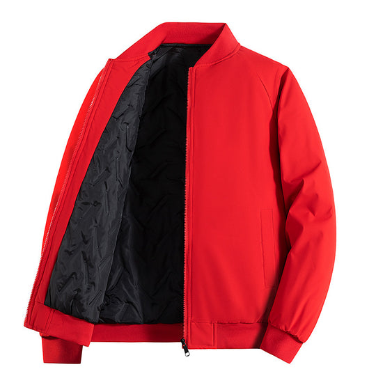 Herren Minimalistische Tech-Bomberjacke mit thermoisolierter Stepp-Innenlage und verdecktem Reißverschluss Shop Nory