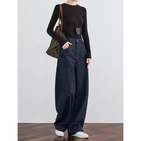 Damen Weit geschnittene Jeanshose Shop Nory