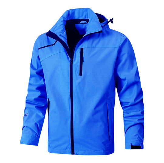 Herren Atmungsaktive wasserdichte Softshelljacke mit nahtversiegelter Membran und verstaubarer Kapuze Shop Nory