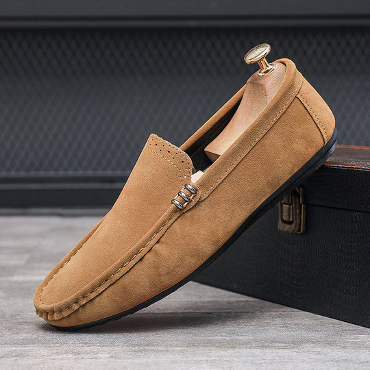 Herren Elegante Wildleder Slipper