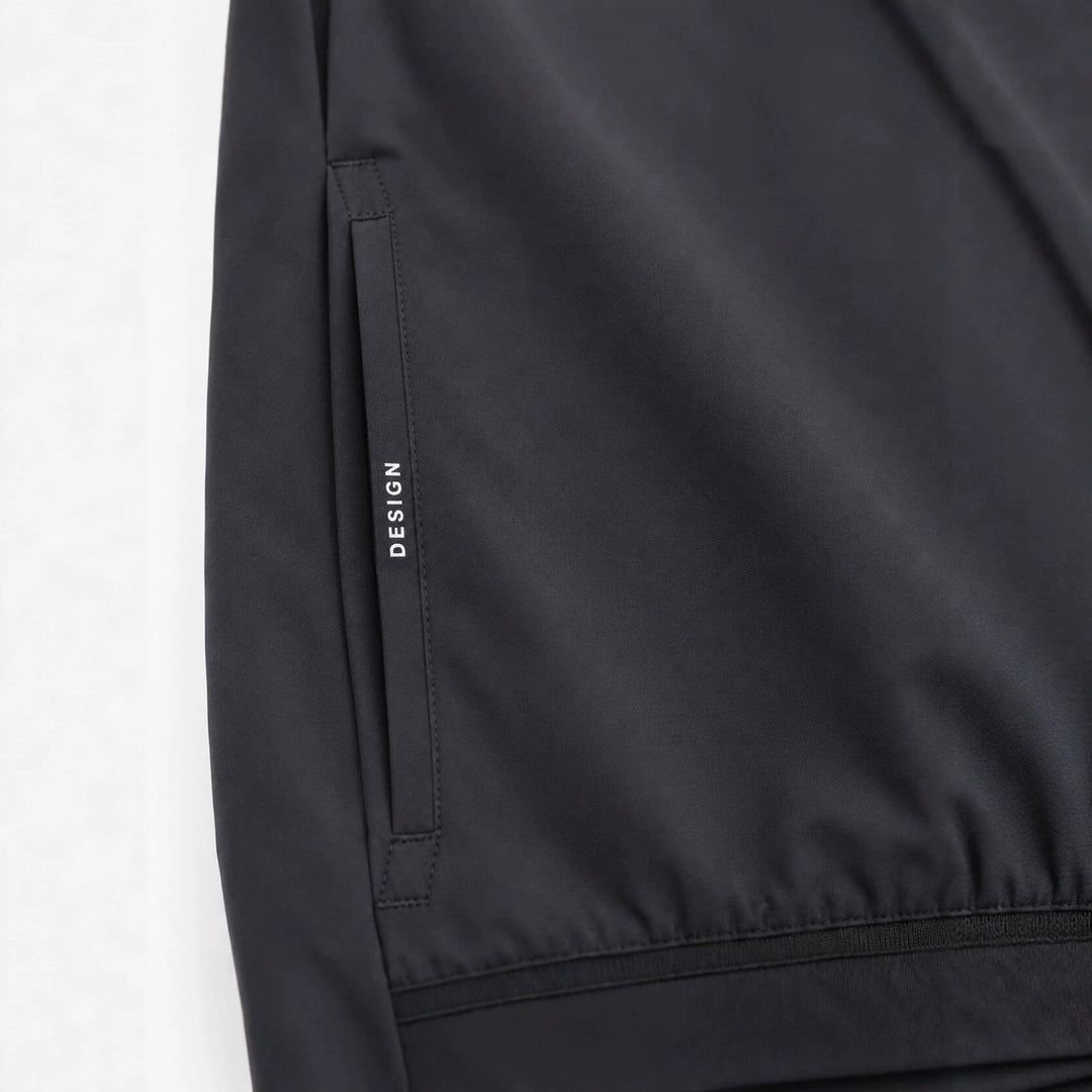 Herren Urbaner leichter Bomber mit durchgehendem Reißverschluss und Rippbündchen Shop Nory