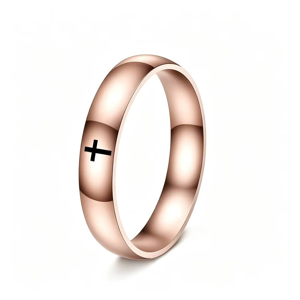 Herren Ring mit minimalistischer Plusgravur Shop Nory