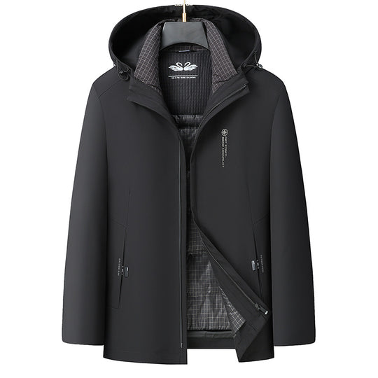 Herren Softshell-Parka mit gesteppter Thermofütterung und Kapuze Shop Nory