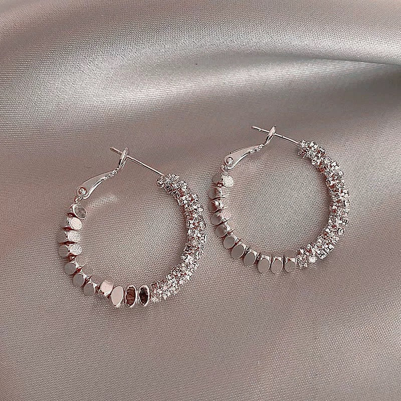Damen Ohrringe mit funkelndem Kristall-Design Shop Nory