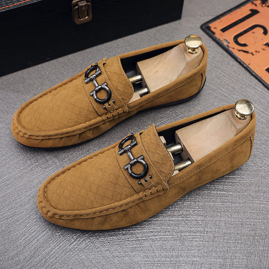 Herren Elegante Velours Mokassins Shop Nory