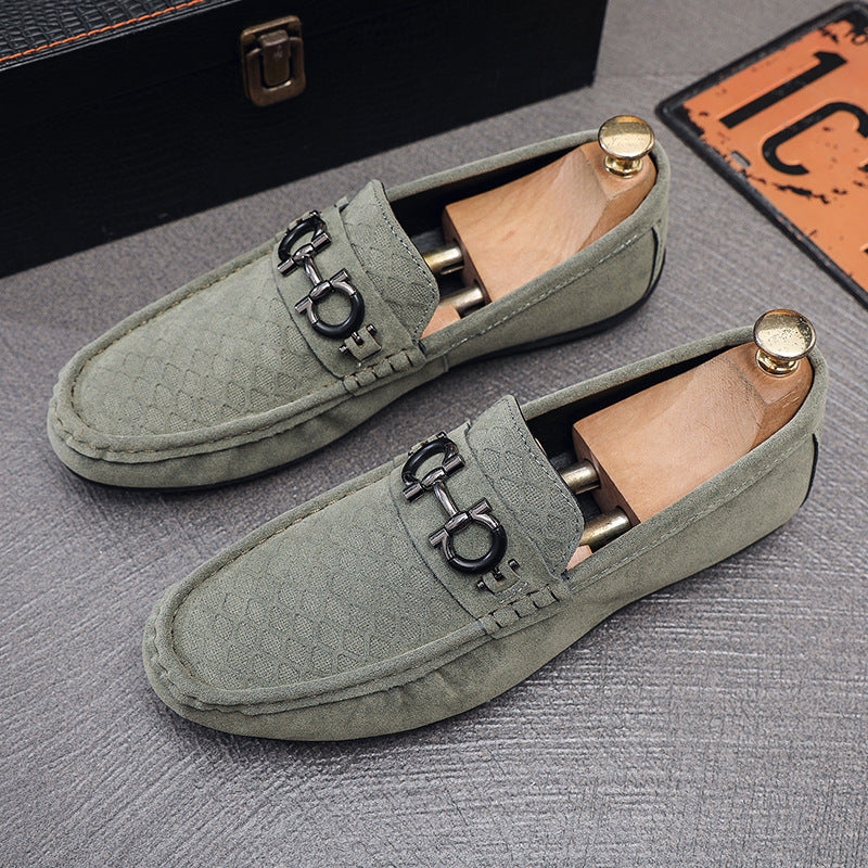 Herren Elegante Velours Mokassins Shop Nory
