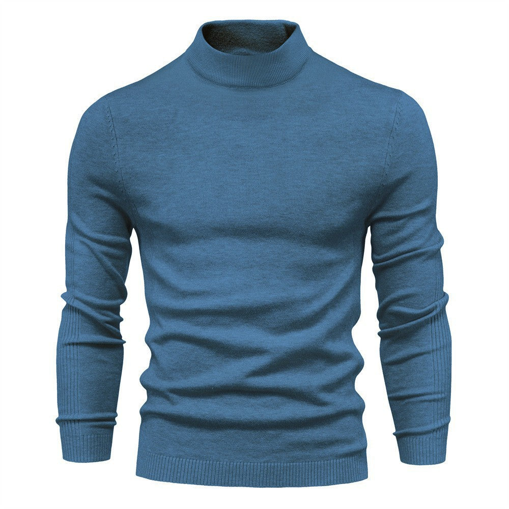 Herren stilvoller Rollkragenpullover aus weicher Merinowolle ShopNory