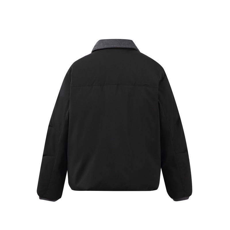 Unisex Gepolsterte Overshirt‑Jacke im Boxy‑Cut mit Cordkragen und Pattentaschen Shop Nory