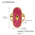 Damenring mit glänzendem Design und zentralem Edelstein Shop Nory