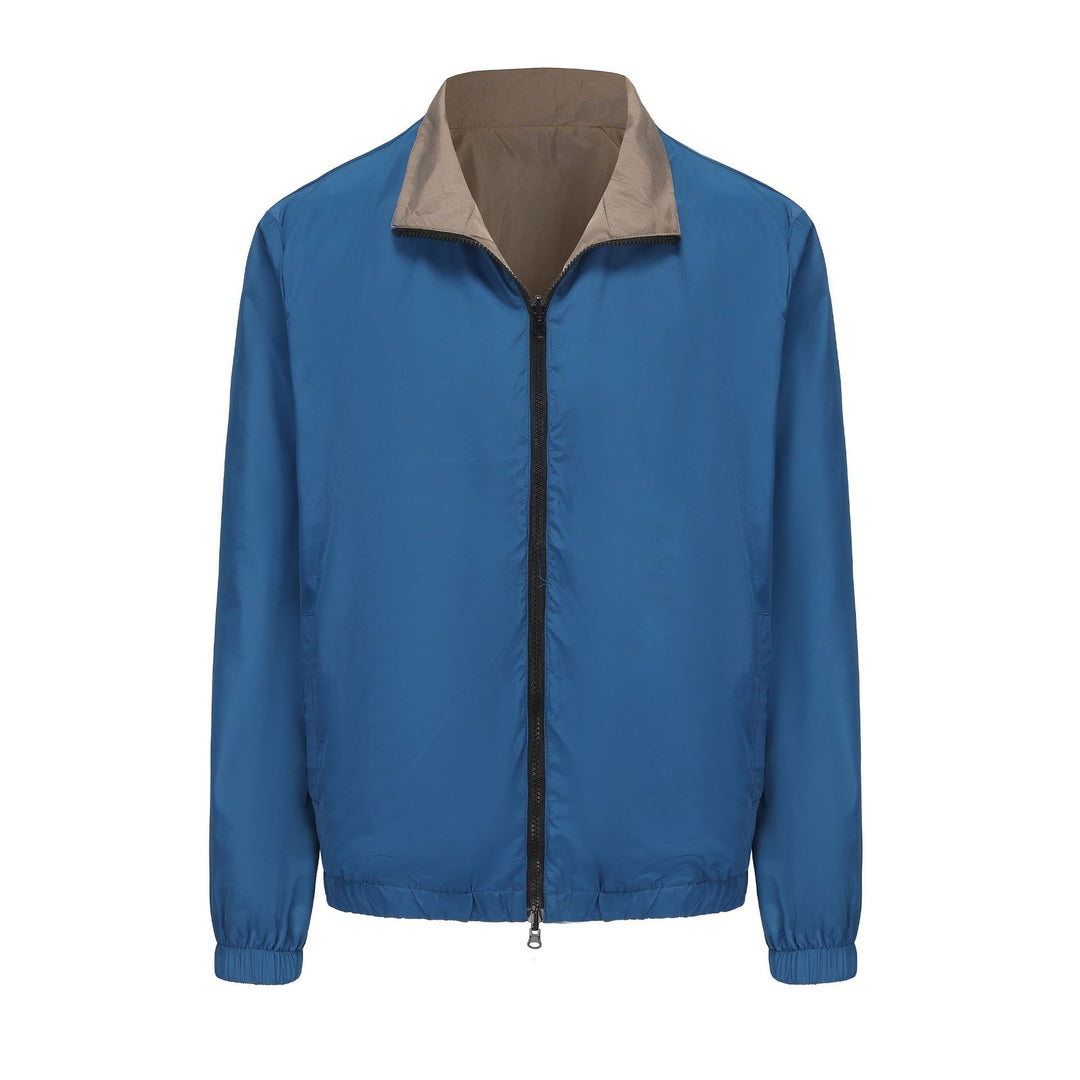 Herren Leichte Packbare Windbreaker-Jacke mit Zweiwege-Reißverschluss Shop Nory
