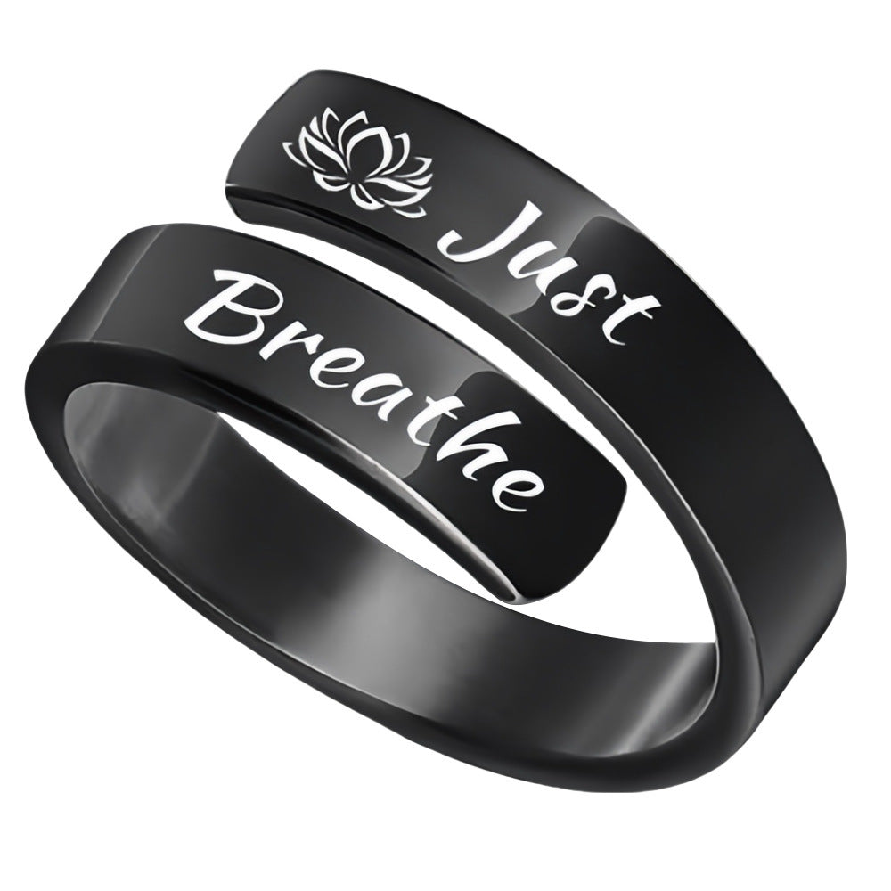 Damen Motivationsring mit gravierten Sprüchen Shop Nory