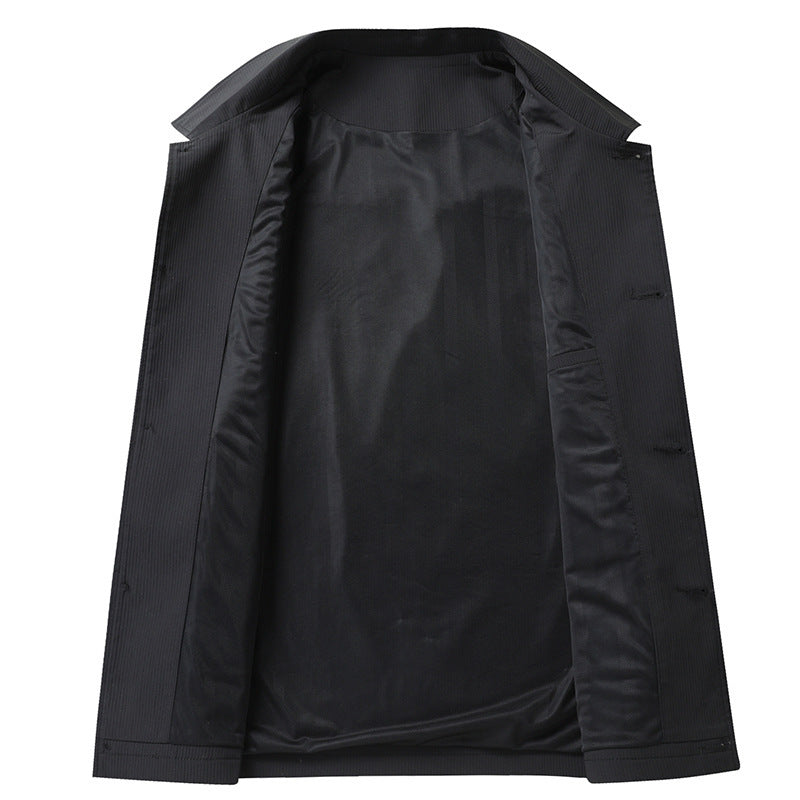 Herren Übergangsjacke im minimalistischen Worker-Stil mit Pattentaschen Shop Nory