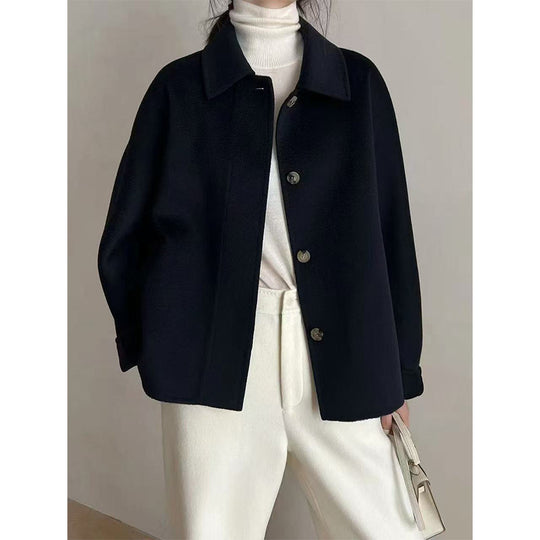 Damen Teddyjacke mit Hemdkragen und verdeckter Knopfleiste Shop Nory