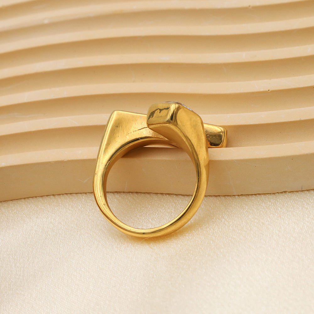 Damen Offener Ring mit elegantem, geometrischem Design Shop Nory
