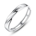 Damen schicker Ring mit eleganter, geschwungener Oberfläche Shop Nory