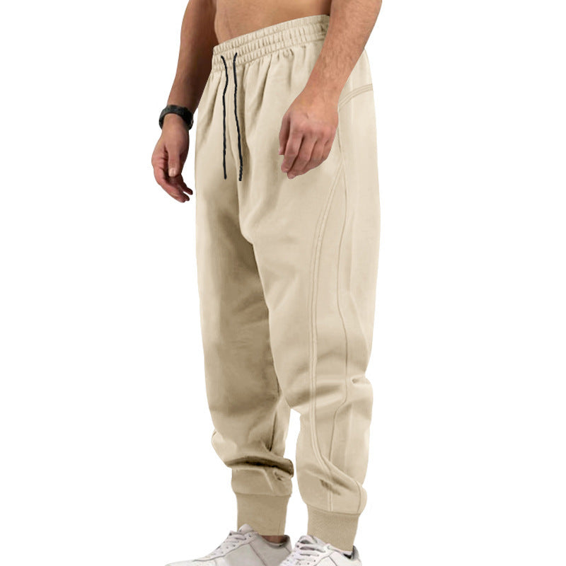 Herren sportliche Jogginghose mit elastischem Bund und Taschen