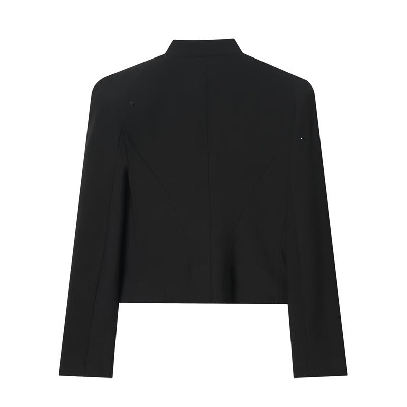 Damen Kurzblazer im Hussarenstil mit geflochtener Brustpasse und Messingknöpfen Shop Nory