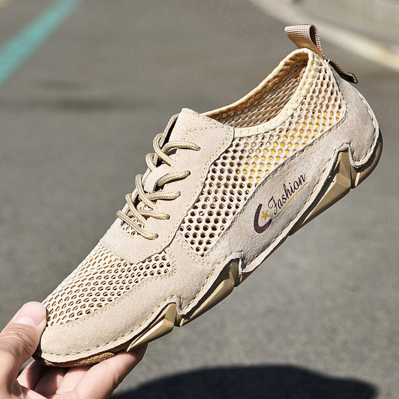 Herren Atmungsaktive Freizeitschuhe mit Komfort-Sohle