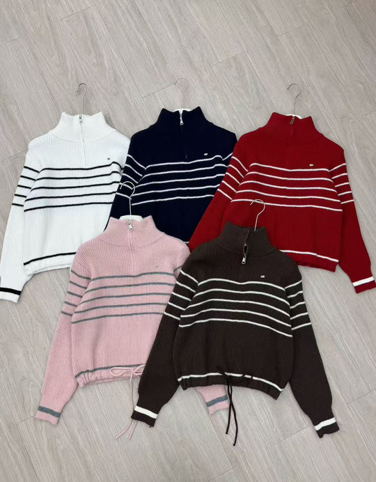 Damen Gemusterter Oversized Pullover Shop Nory