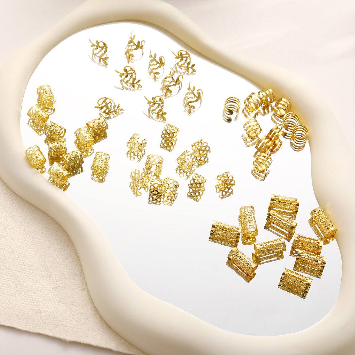 Damen Haarschmuckset mit elegantem Zopf-Design und dekorativen Haltern Shop Nory