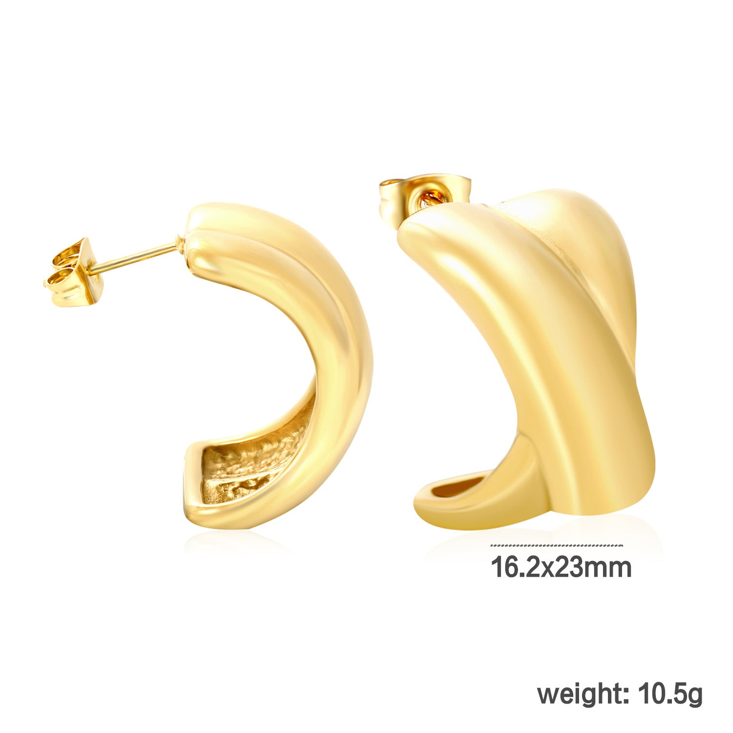 Damen Ohrstecker mit elegantem Sonnenstrahlen-Design und Perlenmittelpunkt Shop Nory