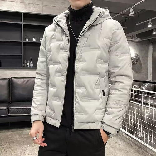 Herren Wattierte Steppjacke mit Kapuze Shop Nory