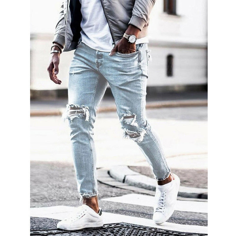 Herren Ripped Jeans mit lässigem Schnitt