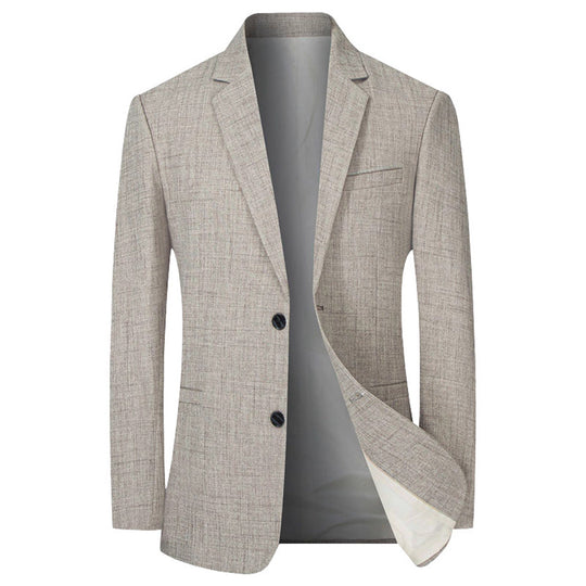 Herren eleganter, strukturierter Blazer mit modernem Schnitt