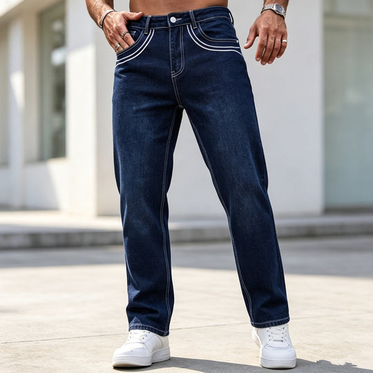 Herren Hochwertige Denim-Jeans Shop Nory