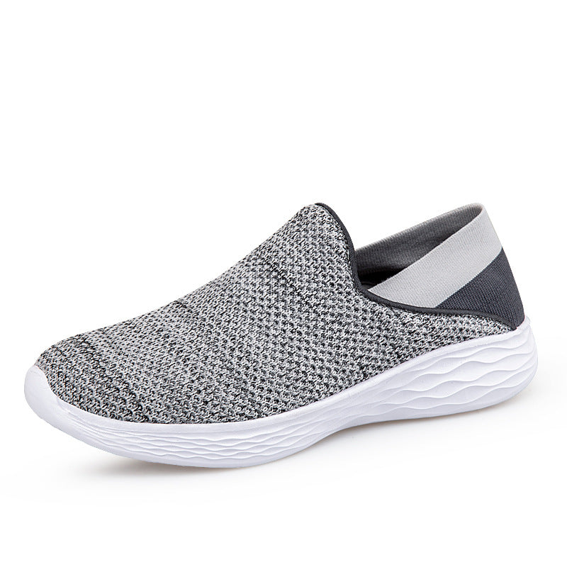 Unisex nan Einstiegs-Komfortschuh mit nahtlosem Strickschaft und dämpfender Leichtschaumsohle