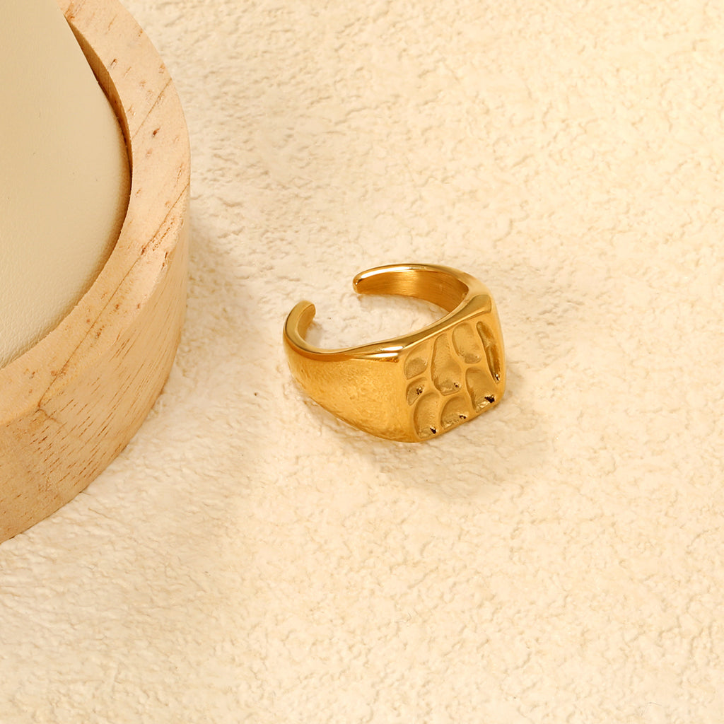 Damen Verstellbarer Ring mit elegantem Strukturdesign Shop Nory